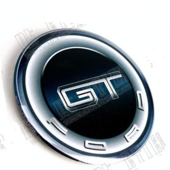 New ROUSH Chrome & Black Trunk Deck Lid Emblem Badge For Ford Mustang - Fits 5.9/15cm, Silver Finish